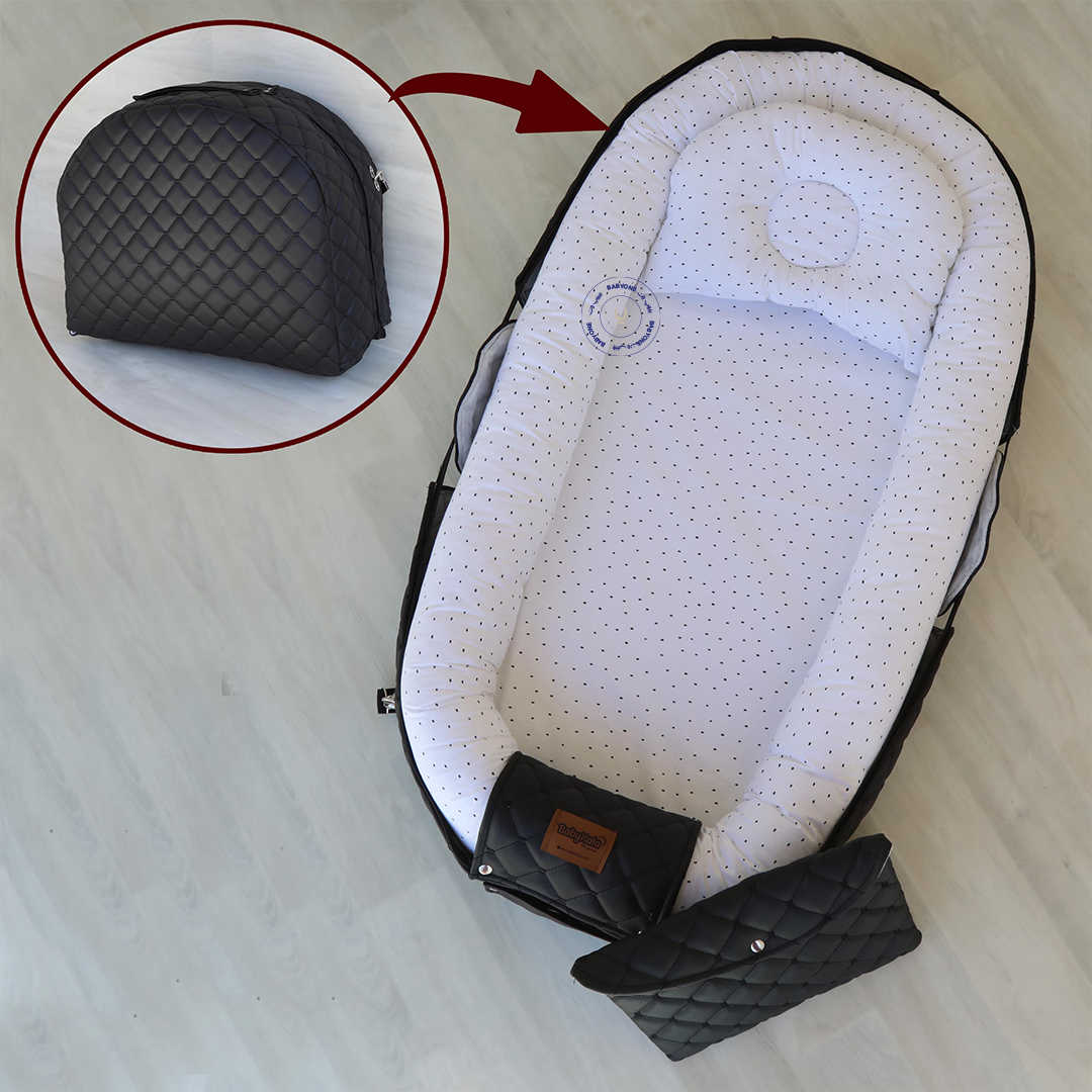 "الحضن المتنقل "المهد المحمول (أسود)