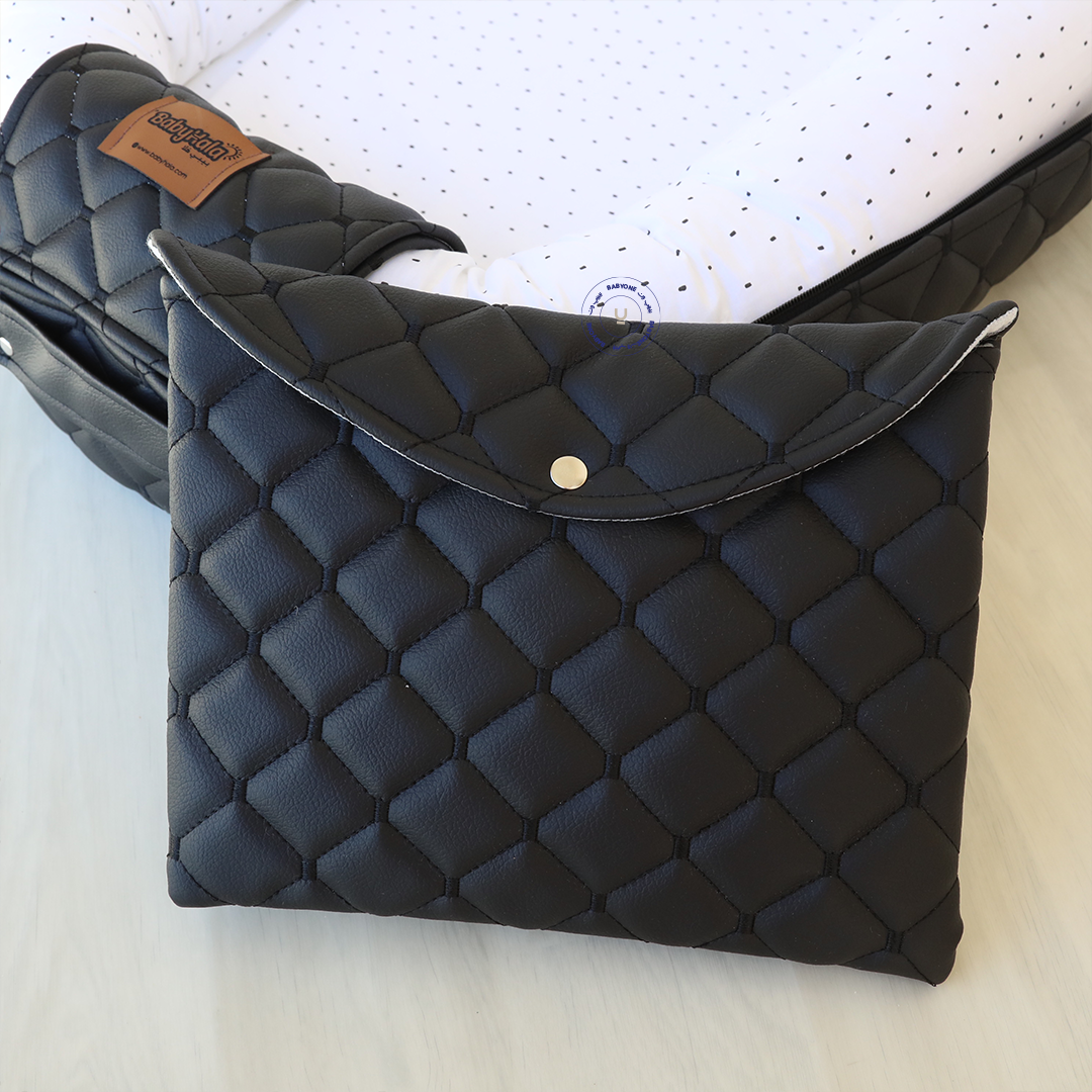 "الحضن المتنقل "المهد المحمول (أسود)