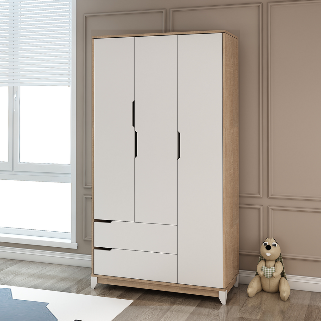 كبت سراي لملابس الأطفال – 3 أبواب ( خشبي )