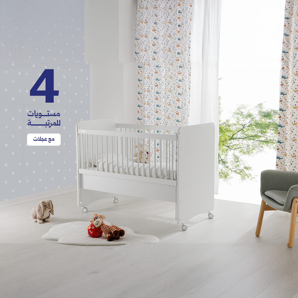 سرير سوما  75×125 سم (موف عجلات)