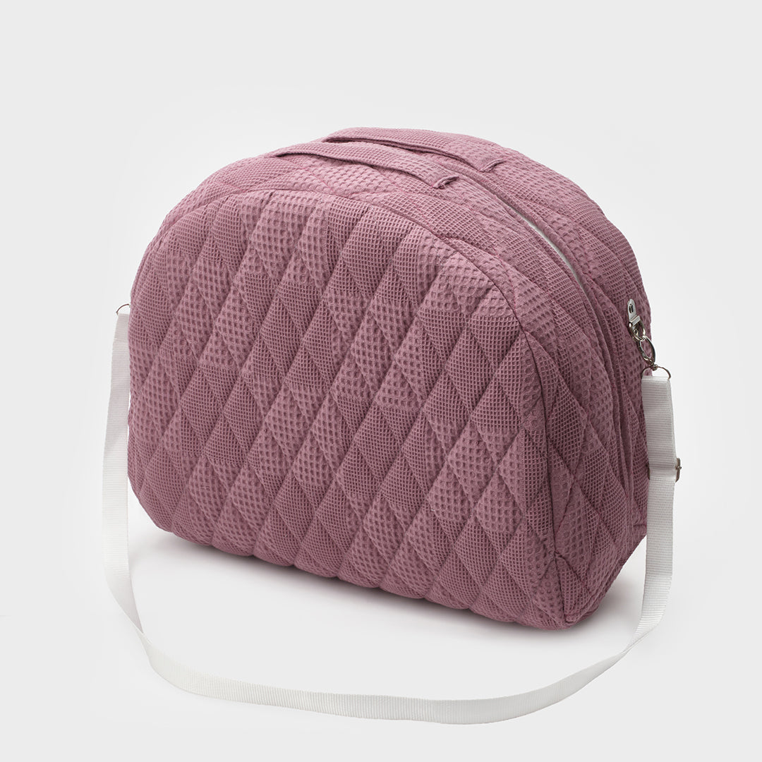 Portable baby cradle "Al-Hadn Al-Mutanqal" by BabyOne, showing a cozy, lightweight baby bed with soft fabric and secure frame.