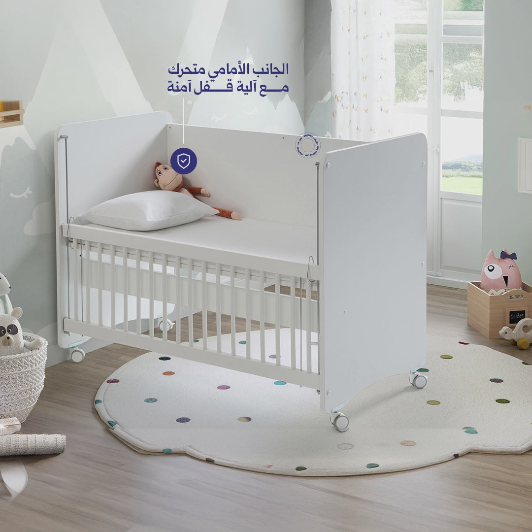 سرير نينو  75×125 سم (موف الحركي )